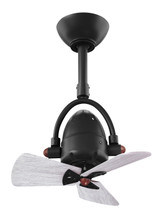 Matthews Fan Company - DI-BK-WDBW - 16" Ceiling Fan - Diane - Matte Black