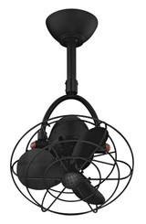 Matthews Fan Company - DI-BK-MTL - 13" Ceiling Fan - Diane - Matte Black