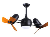 Matthews Fan Company - DGLK-BK-WD - Ceiling Fan - Dagny - LK - Matte Black