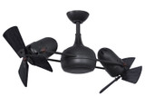 Matthews Fan Company - DG-BK-WDBK - 41" Ceiling Fan - Dagny - Matte Black