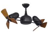 Matthews Fan Company - DG-BK-WD - 41" Ceiling Fan - Dagny - Matte Black