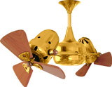 Matthews Fan Company - DD-GOLD-WD - 36"Ceiling Fan - Duplo-Dinamico - Gold