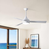 Matthews Fan Company - DA-WH-WH - 52" Ceiling Fan - Donaire - Gloss White