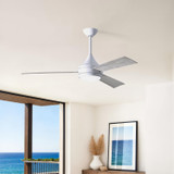 Matthews Fan Company - DA-WH-BW - 52" Ceiling Fan - Donaire - Gloss White