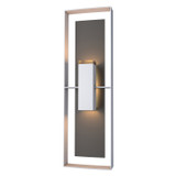 Hubbardton Forge - 302607-SKT-78-14-ZM0546 - Two Light Outdoor Wall Sconce - Shadow Box - Coastal Burnished Steel