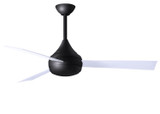 Matthews Fan Company - DA-BK-WH - 52" Ceiling Fan - Donaire - Matte Black