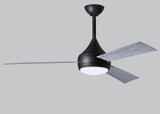 Matthews Fan Company - DA-BK-BW - 52" Ceiling Fan - Donaire - Matte Black
