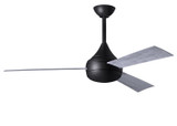 Matthews Fan Company - DA-BK-BW - 52" Ceiling Fan - Donaire - Matte Black