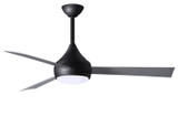Matthews Fan Company - DA-BK-BS - 52" Ceiling Fan - Donaire - Matte Black