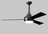 Matthews Fan Company - DA-BB-BK - 52" Ceiling Fan - Donaire - Brushed Bronze