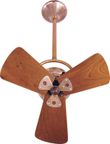Matthews Fan Company - BD-CP-WD - 16" Ceiling Fan - Bianca Direcional - Polished Copper