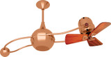 Matthews Fan Company - B2K-BRCP-WD - 40" Ceiling Fan - Brisa 2000 - Brushed Copper