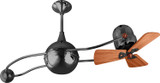 Matthews Fan Company - B2K-BKN-WD - 40" Ceiling Fan - Brisa 2000 - Black Nickel