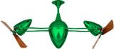 Matthews Fan Company - AR-GREEN-WD - 48" Ceiling Fan - Ar Ruthiane - Esmeralda