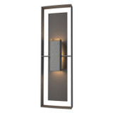 Hubbardton Forge - 302607-SKT-20-14-ZM0546 - Two Light Outdoor Wall Sconce - Shadow Box - Coastal Natural Iron