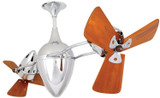Matthews Fan Company - AR-CR-WD - 48" Ceiling Fan - Ar Ruthiane - Polished Chrome