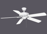 Matthews Fan Company - AM-USA-WH-42 - 42" Ceiling Fan - America - Gloss White
