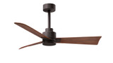 Matthews Fan Company - AK-TB-WN-42 - 42" Ceiling Fan - Alessandra - Textured Bronze