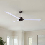 Matthews Fan Company - AK-TB-MWH-72 - 72" Ceiling Fan - Alessandra - Textured Bronze