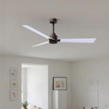 Matthews Fan Company - AK-TB-MWH-56 - 56" Ceiling Fan - Alessandra - Textured Bronze