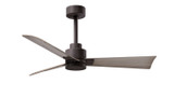 Matthews Fan Company - AK-TB-GA-42 - 42" Ceiling Fan - Alessandra - Textured Bronze