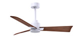 Matthews Fan Company - AK-MWH-WN-42 - 42" Ceiling Fan - Alessandra - Matte White