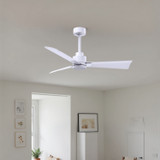 Matthews Fan Company - AK-MWH-MWH-42 - 42" Ceiling Fan - Alessandra - Matte White