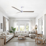 Matthews Fan Company - AK-MWH-GA-72 - 72" Ceiling Fan - Alessandra - Matte White