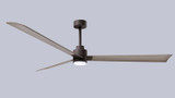 Matthews Fan Company - AKLK-TB-GA-72 - 72" Ceiling Fan - Alessandra - LK - Textured Bronze