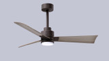 Matthews Fan Company - AKLK-TB-GA-42 - 42" Ceiling Fan - Alessandra - LK - Textured Bronze
