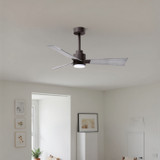 Matthews Fan Company - AKLK-TB-BW-42 - 42" Ceiling Fan - Alessandra - LK - Textured Bronze