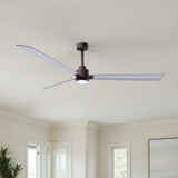 Matthews Fan Company - AKLK-TB-BN-72 - 72" Ceiling Fan - Alessandra - LK - Textured Bronze