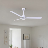 Matthews Fan Company - AKLK-MWH-MWH-56 - 56" Ceiling Fan - Alessandra - LK - Matte White