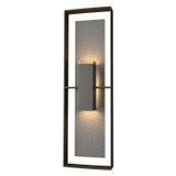 Hubbardton Forge - 302607-SKT-14-20-ZM0546 - Two Light Outdoor Wall Sconce - Shadow Box - Coastal Oil Rubbed Bronze
