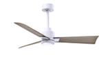 Matthews Fan Company - AKLK-MWH-GA-42 - 42" Ceiling Fan - Alessandra - LK - Matte White