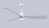 Matthews Fan Company - AKLK-MWH-BN-56 - 56" Ceiling Fan - Alessandra - LK - Matte White