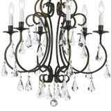 Crystorama - 5016-EB-CL-S - Six Light Chandelier - Ashton - English Bronze