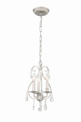 Crystorama - 5013-OS-CL-S - Three Light Mini Chandelier - Ashton - Olde Silver