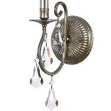Crystorama - 5011-OS-CL-MWP - One Light Wall Sconce - Ashton - Olde Silver