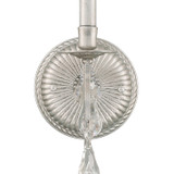 Crystorama - 5011-OS-CL-MWP - One Light Wall Sconce - Ashton - Olde Silver