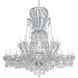 Crystorama - 4460-CH-CL-S - 37 Light Chandelier - Maria Theresa - Polished Chrome