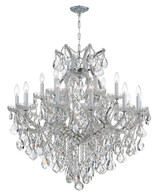 Crystorama - 4418-CH-CL-I - 19 Light Chandelier - Maria Theresa - Polished Chrome