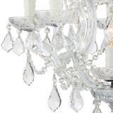 Crystorama - 4405-CH-CL-S - Six Light Mini Chandelier - Maria Theresa - Polished Chrome