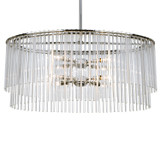Crystorama - 398-CH - Eight Light Chandelier - Bleecker - Polished Chrome
