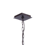 Crystorama - 336-RS - Five Light Chandelier - Capri - Raw Steel