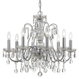 Crystorama - 3228-CH-CL-MWP - 12 Light Chandelier - Imperial - Polished Chrome