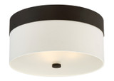 Crystorama - 293-DB - Three Light Flush Mount - Grayson - Dark Bronze
