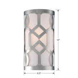 Crystorama - 2262-PN - One Light Wall Sconce - Jennings - Polished Nickel