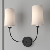 Crystorama - 2242-DB - Two Light Wall Sconce - Sylvan - Dark Bronze