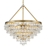 Crystorama - 137-VG - Eight Light Chandelier - Calypso - Vibrant Gold